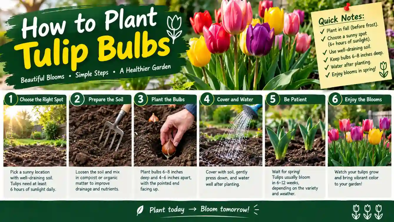 How to Plant Tulip Bulbs