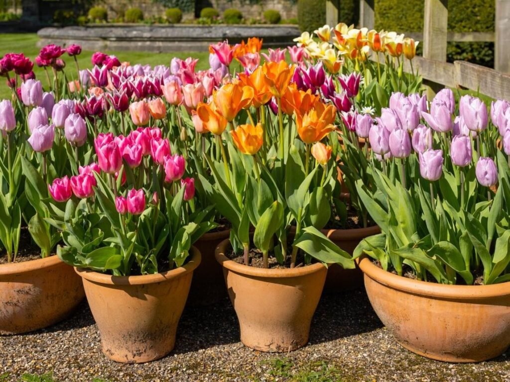 How to Plant Tulip Bulbs in Pots