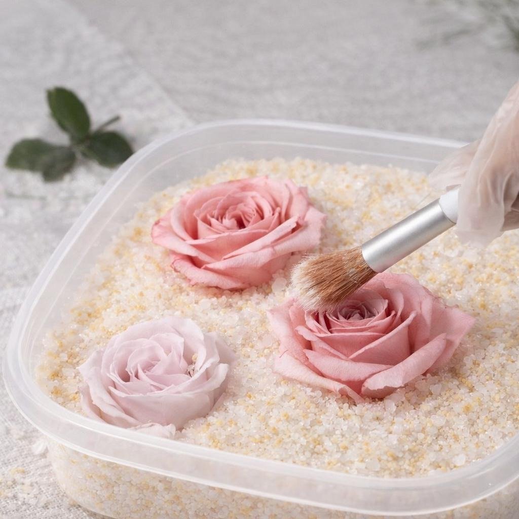 Preserve Flowers With Silica Gel