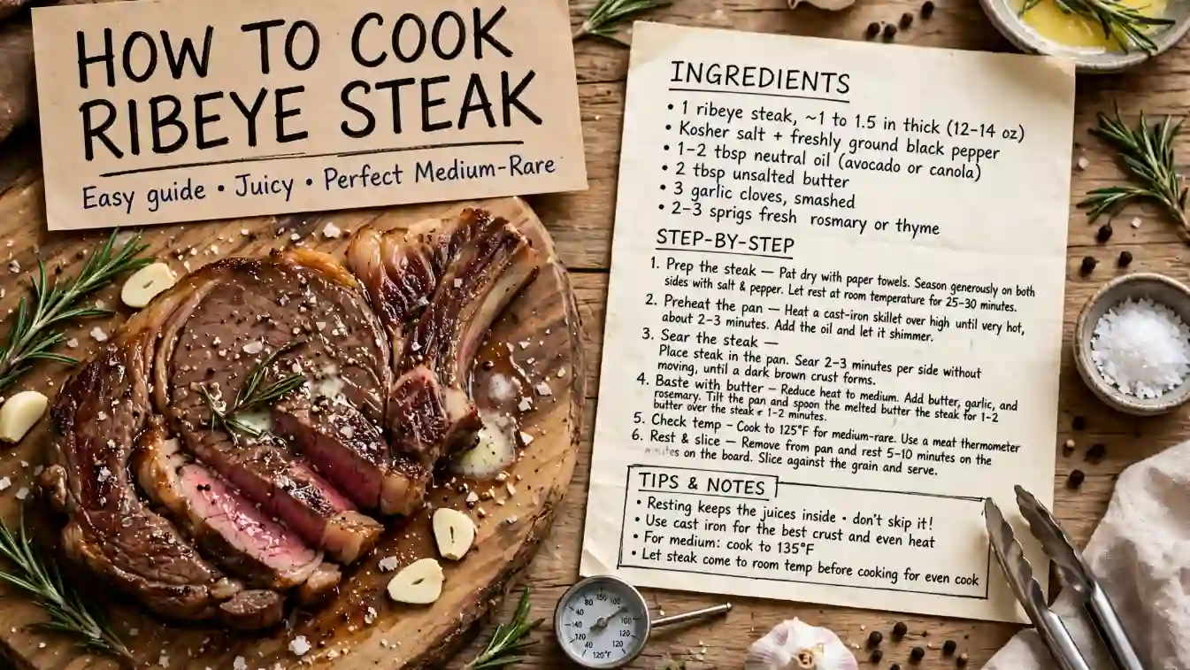 How to Cook Ribeye Steak