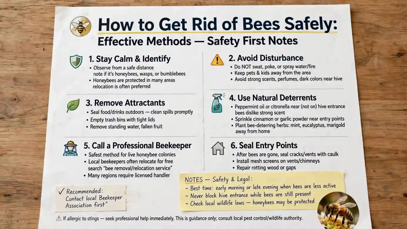 How to Get Rid of Bees
