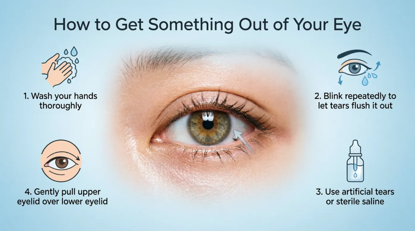 How to Get Something Out of Your Eye