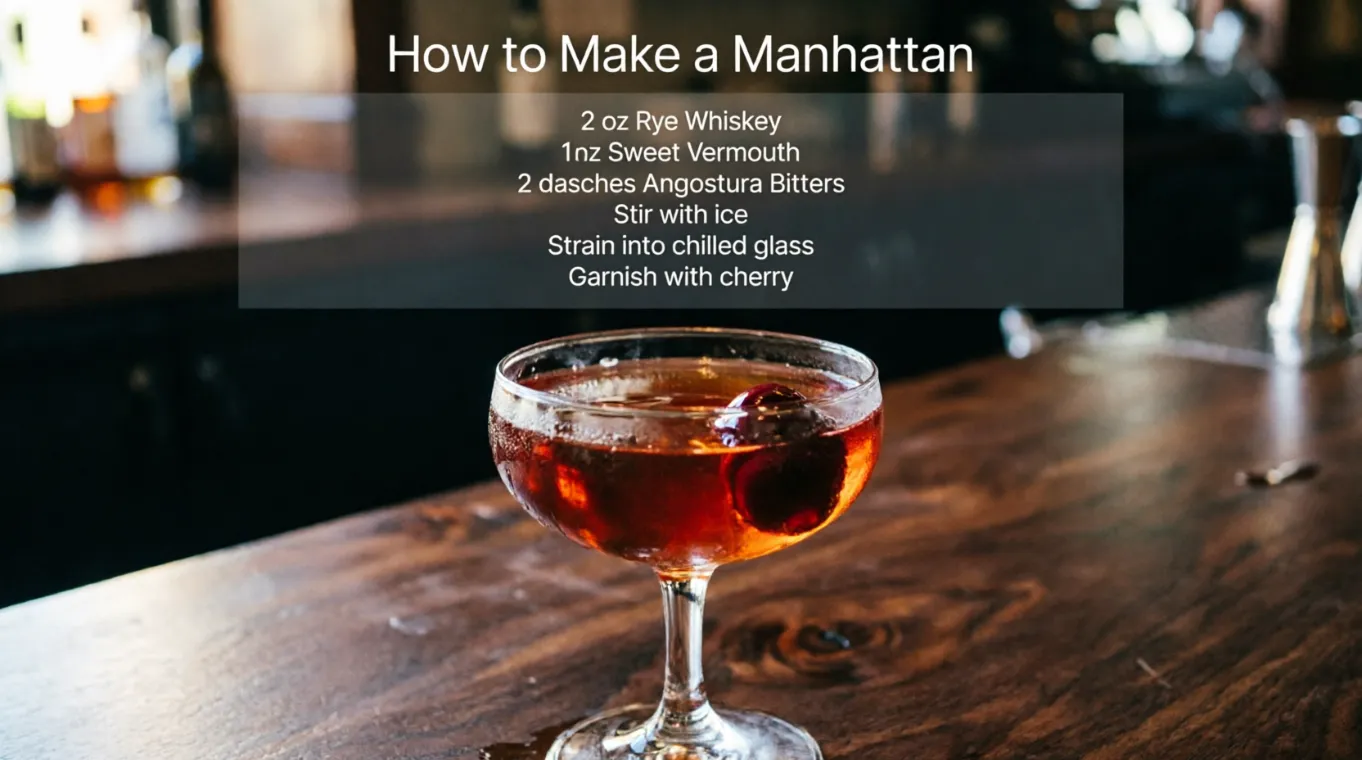How to Make a Manhattan