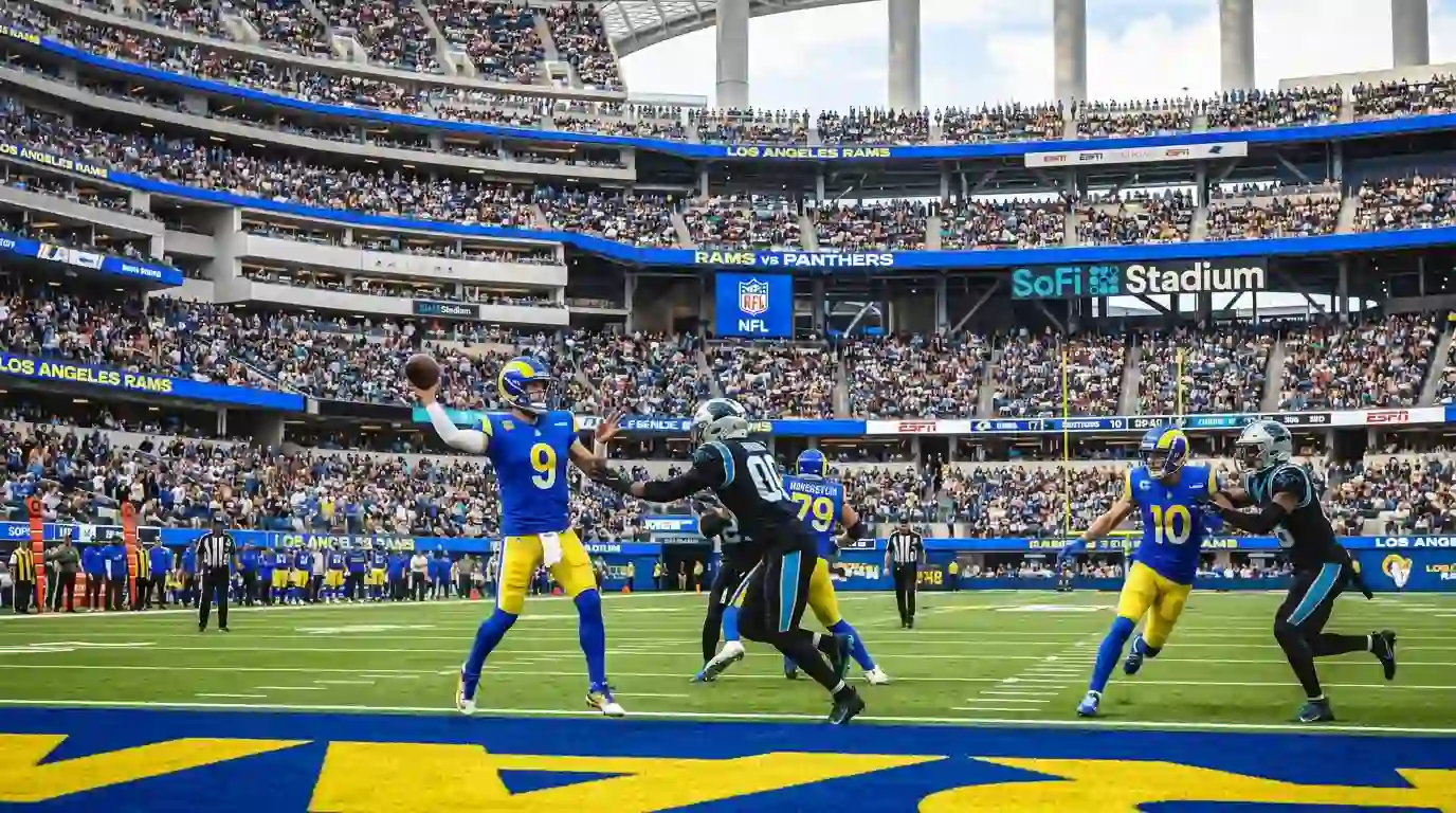 Los angeles rams vs Carolina panthers